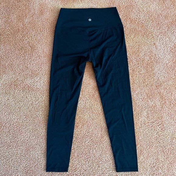 EXCELLENT Lululemon Breezethrough 25” Leggings Black High-Rise Yoga Tights 6 - Picture 7 of 10